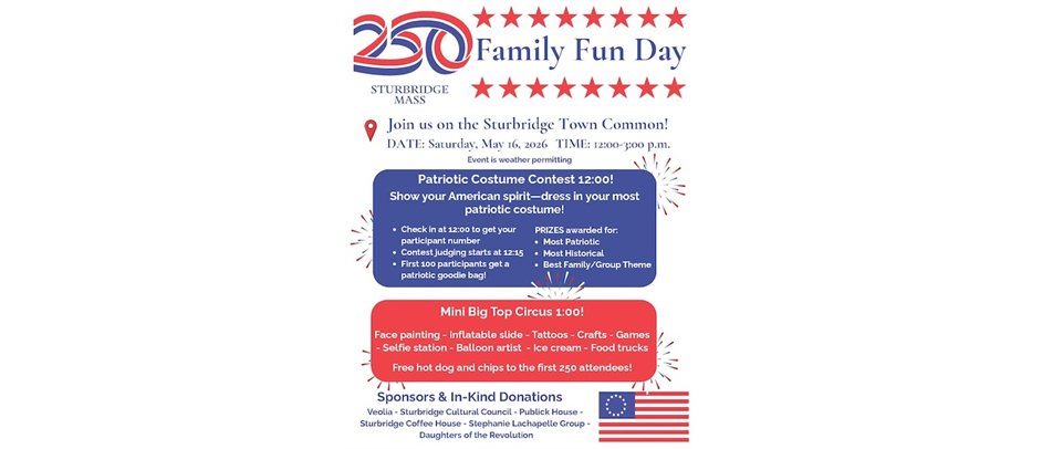 Sturbridge 250th Family Fun Day